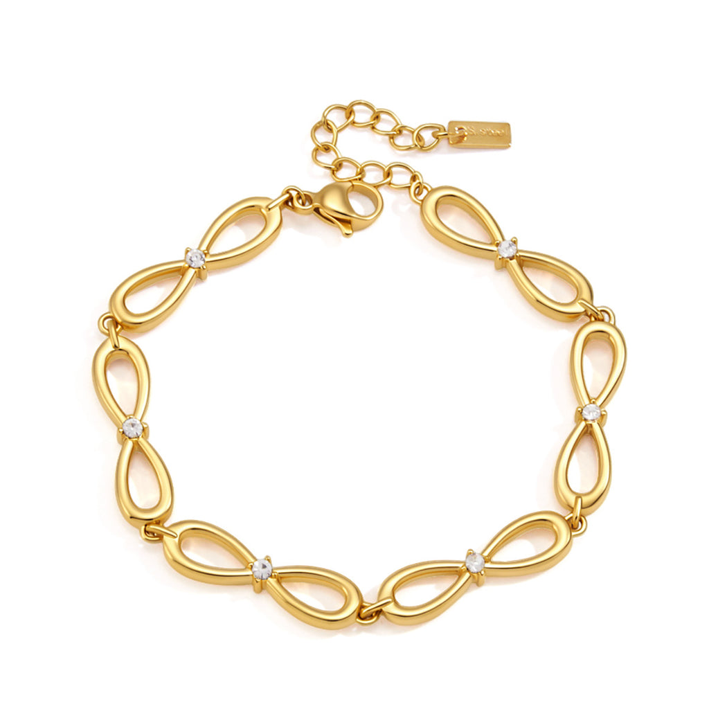 Damen Armband mit funkelnden Kristallen und elegantem Design Shop Nory