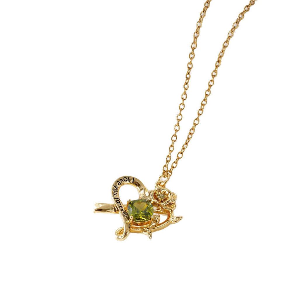 Damen Halskette mit Monatsstein Shop Nory