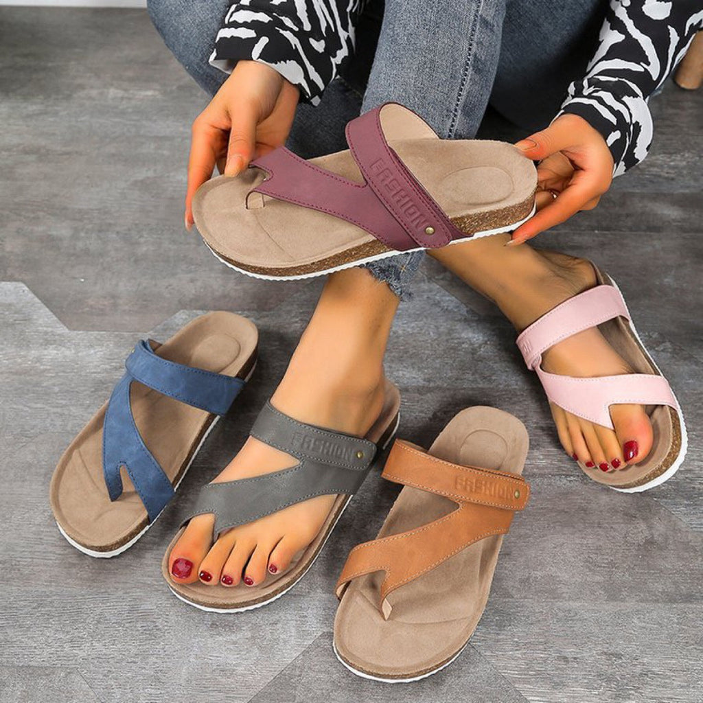 Damen Flip-Flops mit ergonomischem Fußbett
