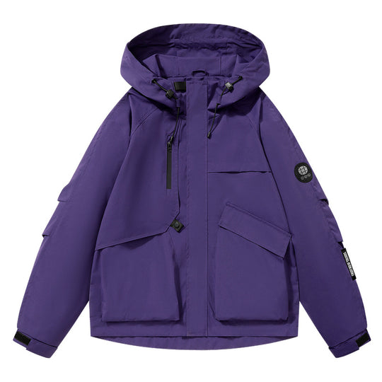 Damen Utility-Softshelljacke mit Kapuze, wasserabweisender Membran und Multifunktionstaschen Shop Nory