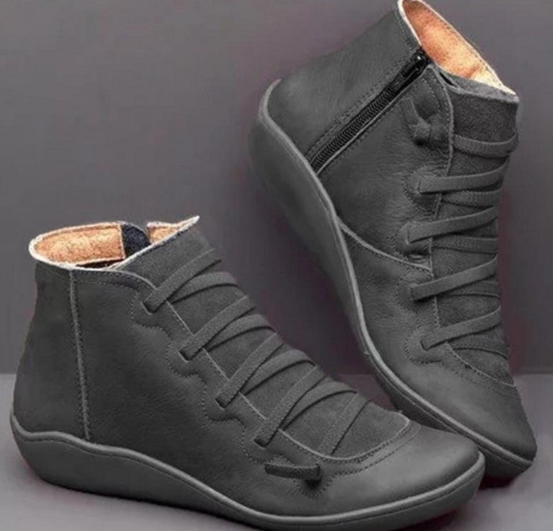 Damen Komfort-Ankleboot mit elastischer Schnürung und ergonomischer Komfortsohle Shop Nory