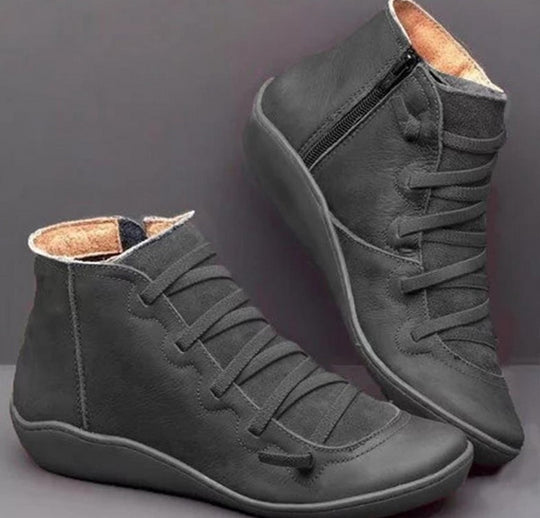 Damen Komfort-Ankleboot mit elastischer Schnürung und ergonomischer Komfortsohle Shop Nory