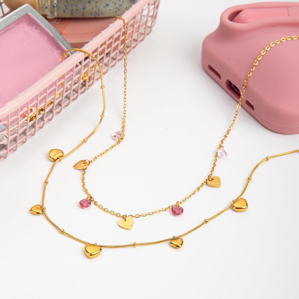 Damen Halskette mit Schmetterlingsanhänger und hypoallergener Edelstahlverarbeitung Shop Nory