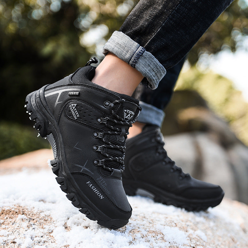 Herren Hochfunktionale Wanderschuhe mit verstärktem Knöchelschutz und rutschfester Sohle