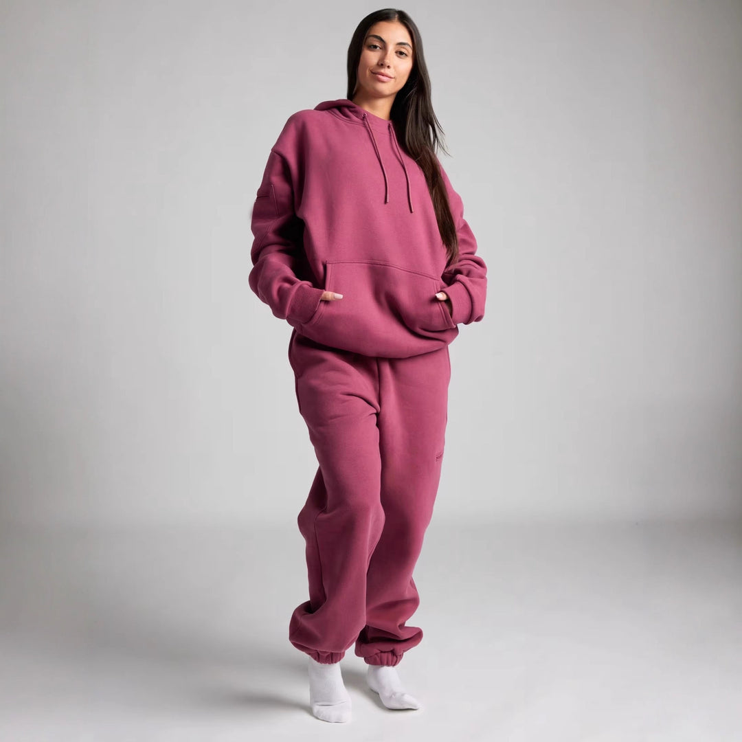Damen Oversized Kapuzenpullover mit integrierter gepolsterter Schlafmaske Shop Nory