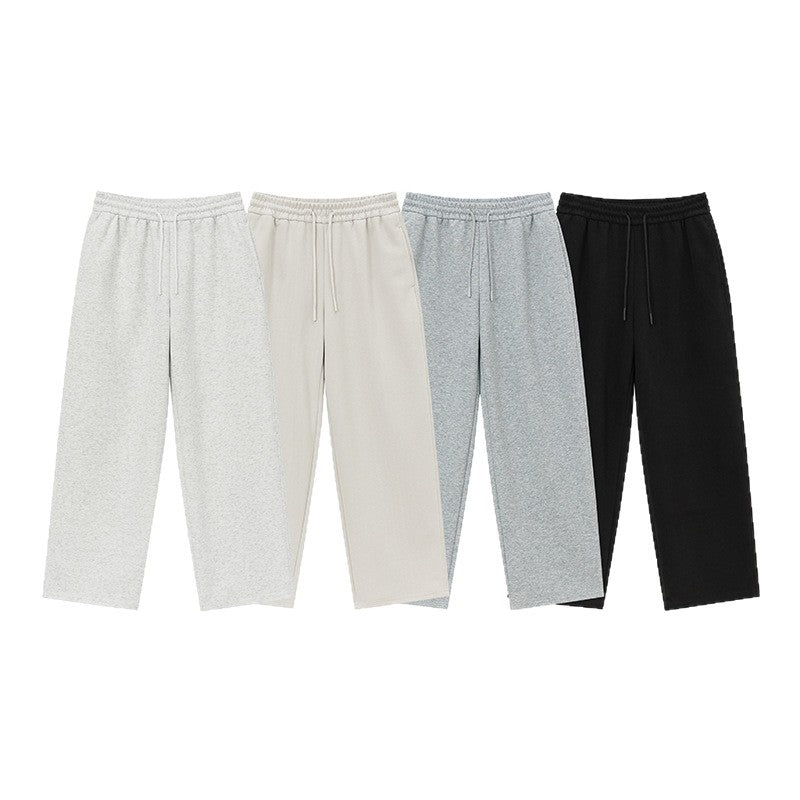Unisex Relaxed-Fit Loungehose mit hohem Elastikbund, Kordelzug und geradem Bein Shop Nory