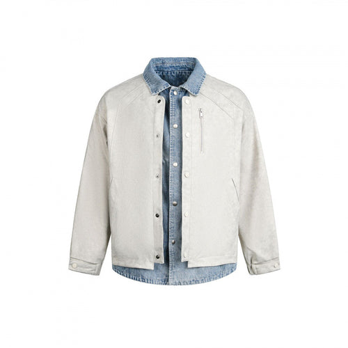 Herren Lagenjacke mit Velourslederoptik und integriertem Jeansfutter Shop Nory