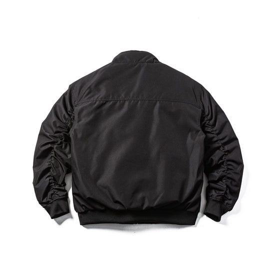 Herren Wattierte Bomberjacke im Boxy‑Cut mit hohem Stehkragen und geripptem Bund Shop Nory