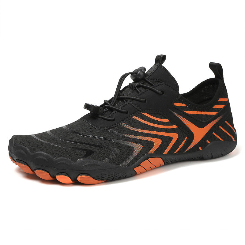 Damen Barfußschuhe mit rutschfester Sohle und elastischem Verschlusssystem