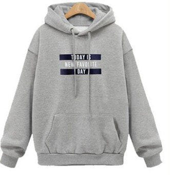 Damen nan lässiger Kapuzenpullover mit Kängurutasche, relaxed Fit und grafischem Statement-Print Shop Nory