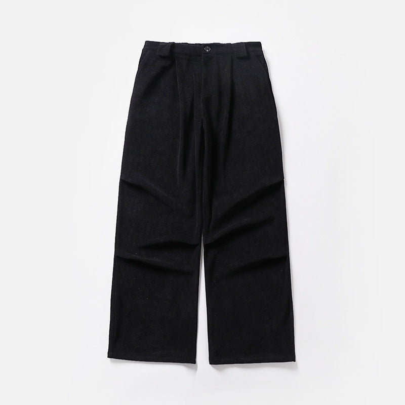 Damen Bundfalten-Hose mit weitem Bein und hoher Taille Shop Nory