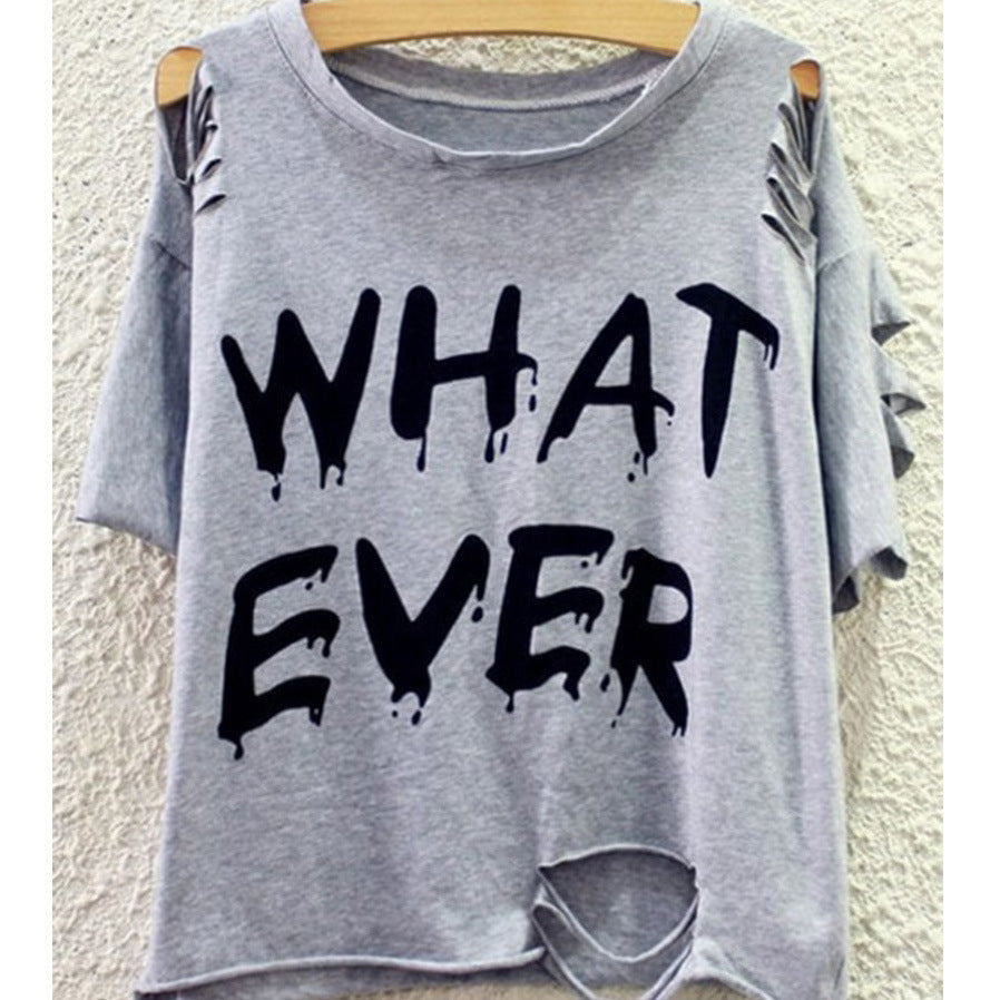 Damen Trendiges Oversized T-Shirt mit raffinierten Cut-Out-Ärmeln Shopnory