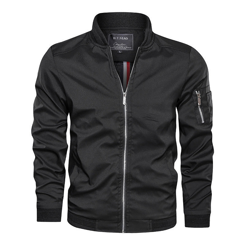 Herren Modische Bomberjacke mit funktionalen Taschen Shop Nory