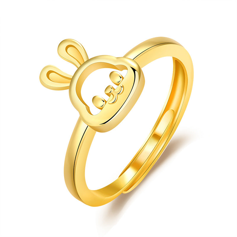 Damenring mit verspieltem Tiermotiv aus hochwertigem Metall Shop Nory
