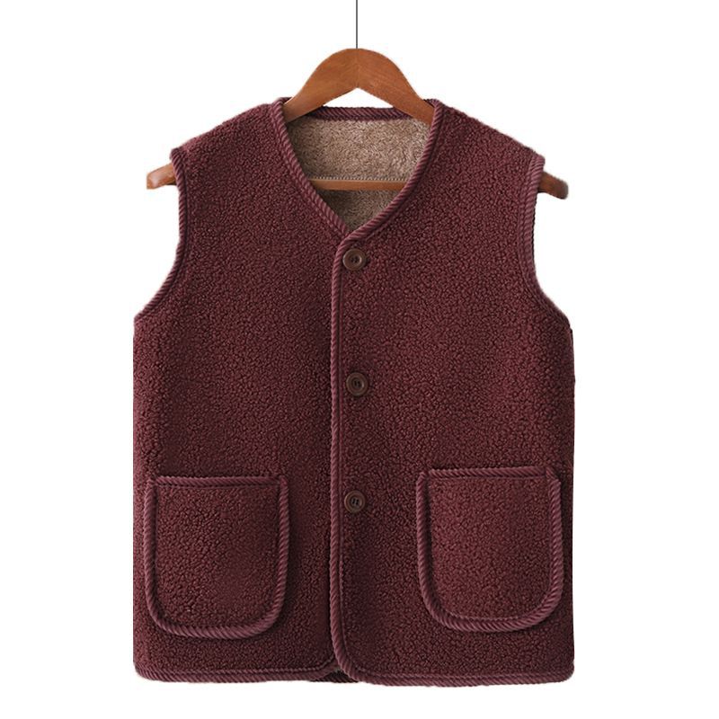 Damen Kuschelige Weste aus Teddyfleece Shop Nory