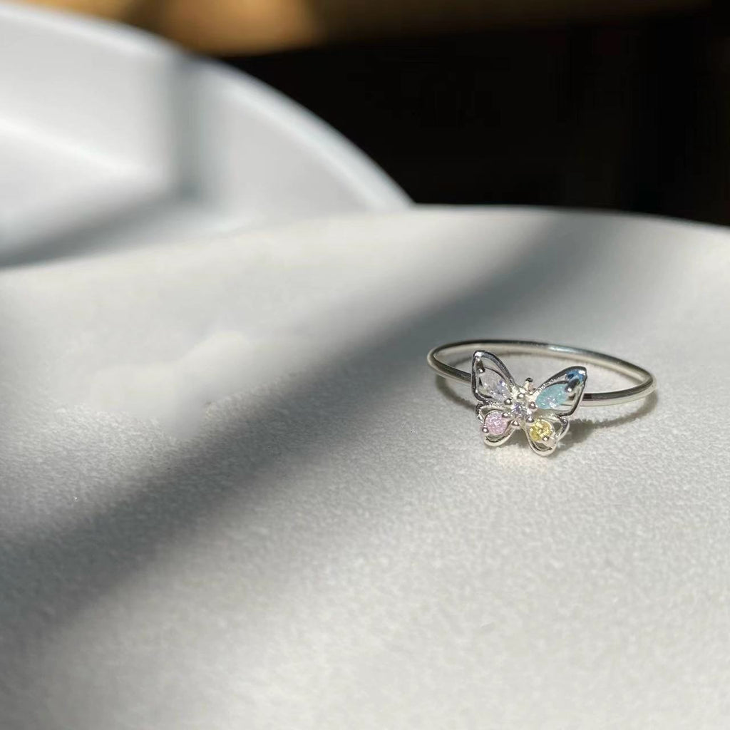 Damenring mit filigranem Schmetterlings-Design Shop Nory