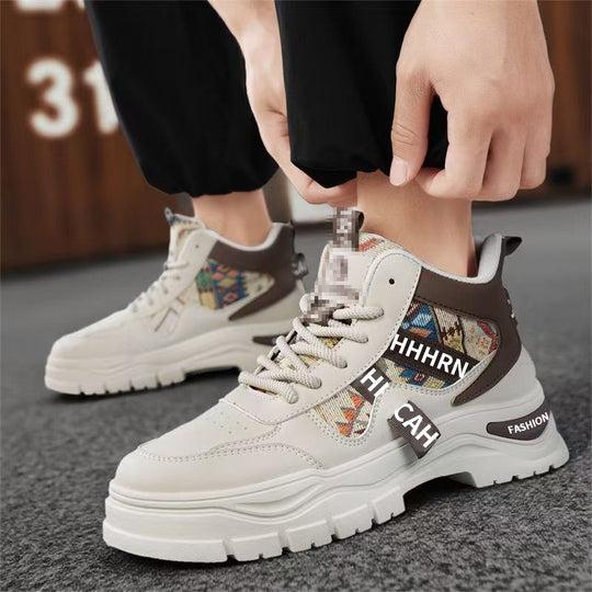 Herren Plateau-Sneaker mit Ethno-Gewebeeinsätzen Shop Nory