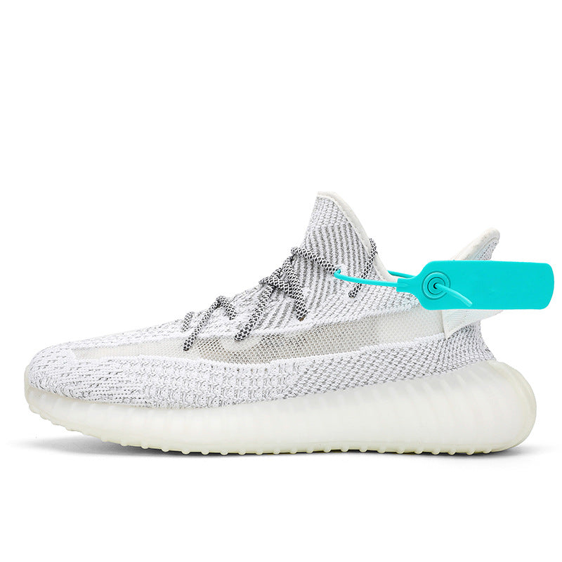 Damen sportliche und luftige Sneakers mit atmungsaktivem Strickoberteil Shopnory