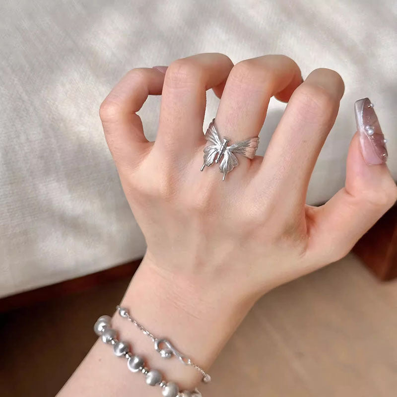 Damen filigraner Ring im Schmetterlingsdesign Shop Nory