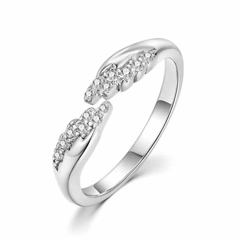 Damen Offener Ring mit funkelnden Zirkonia-Akzenten Shop Nory