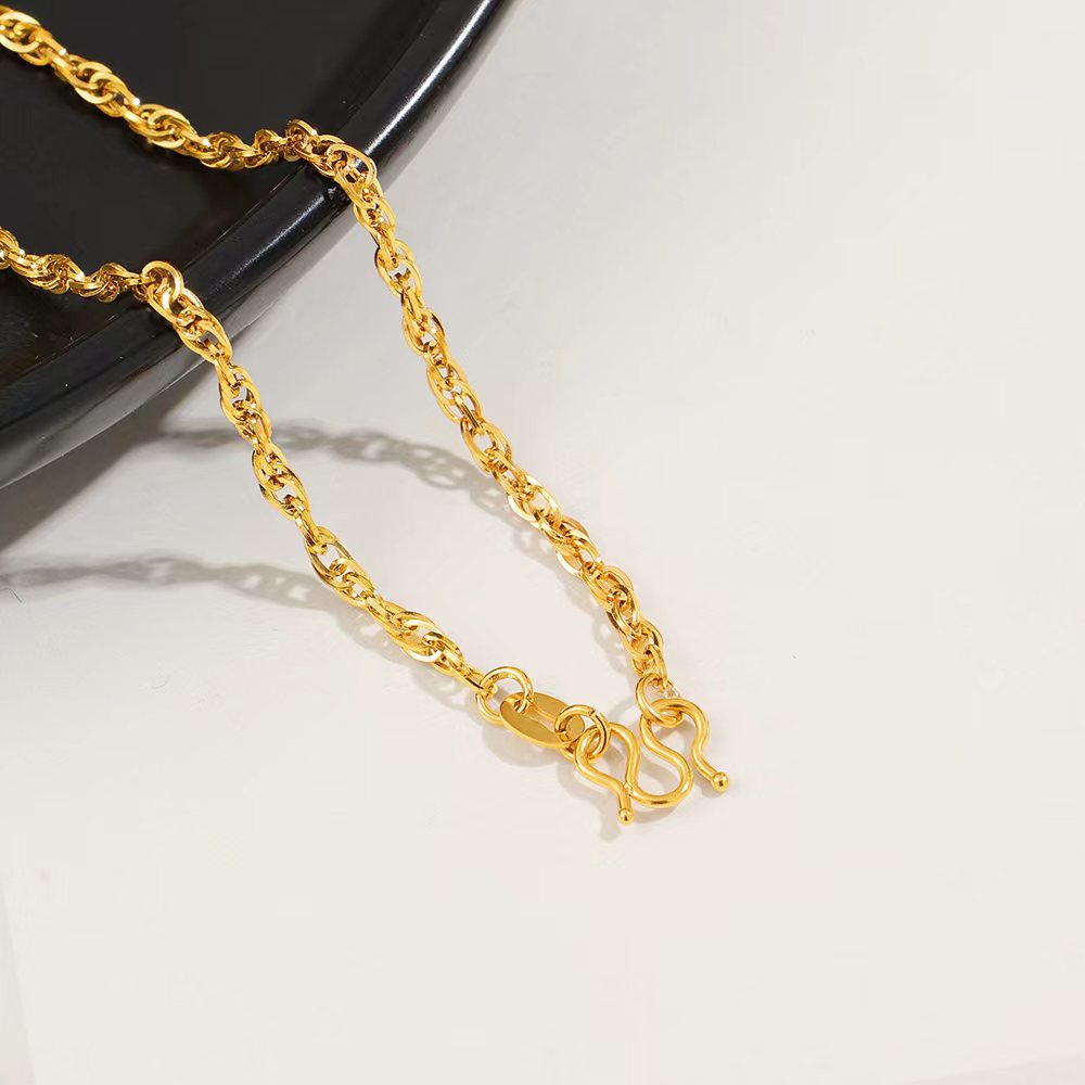 Damen filigrane Gliederkette mit elegantem Verschluss Shop Nory