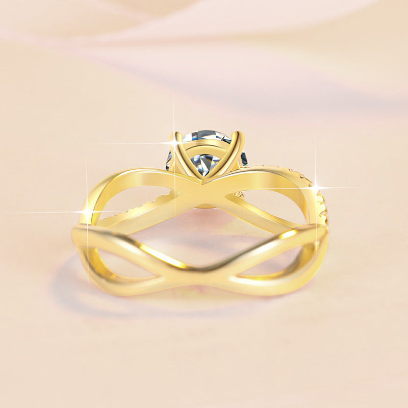 Damen zierlicher Zirkonia-Ring mit elegantem Design Shop Nory