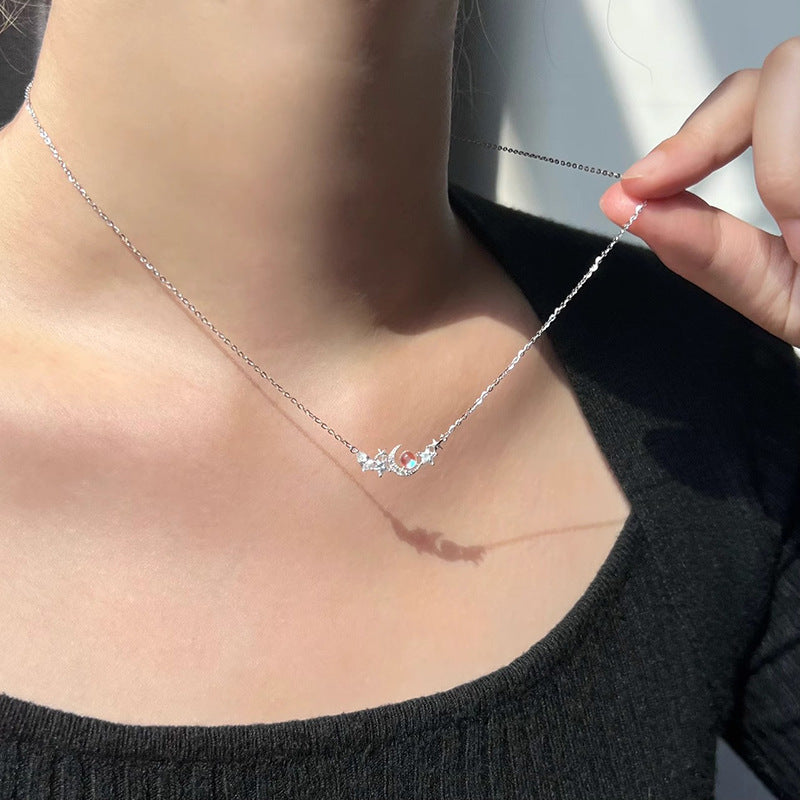 Damen filigrane Halskette mit funkelndem Anhänger Shop Nory