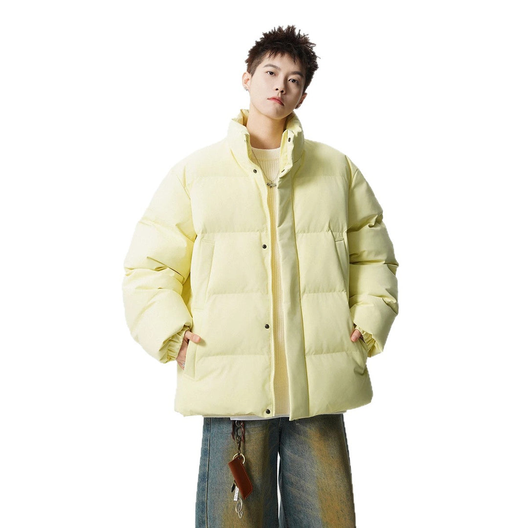 Herren Kurz geschnittene Oversize Steppjacke mit hohem Kragen Shop Nory