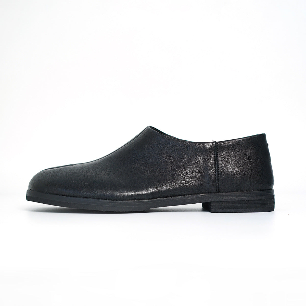 Damen Elegante und bequeme Slippers aus hochwertigem Leder mit offenem Fersenbereich