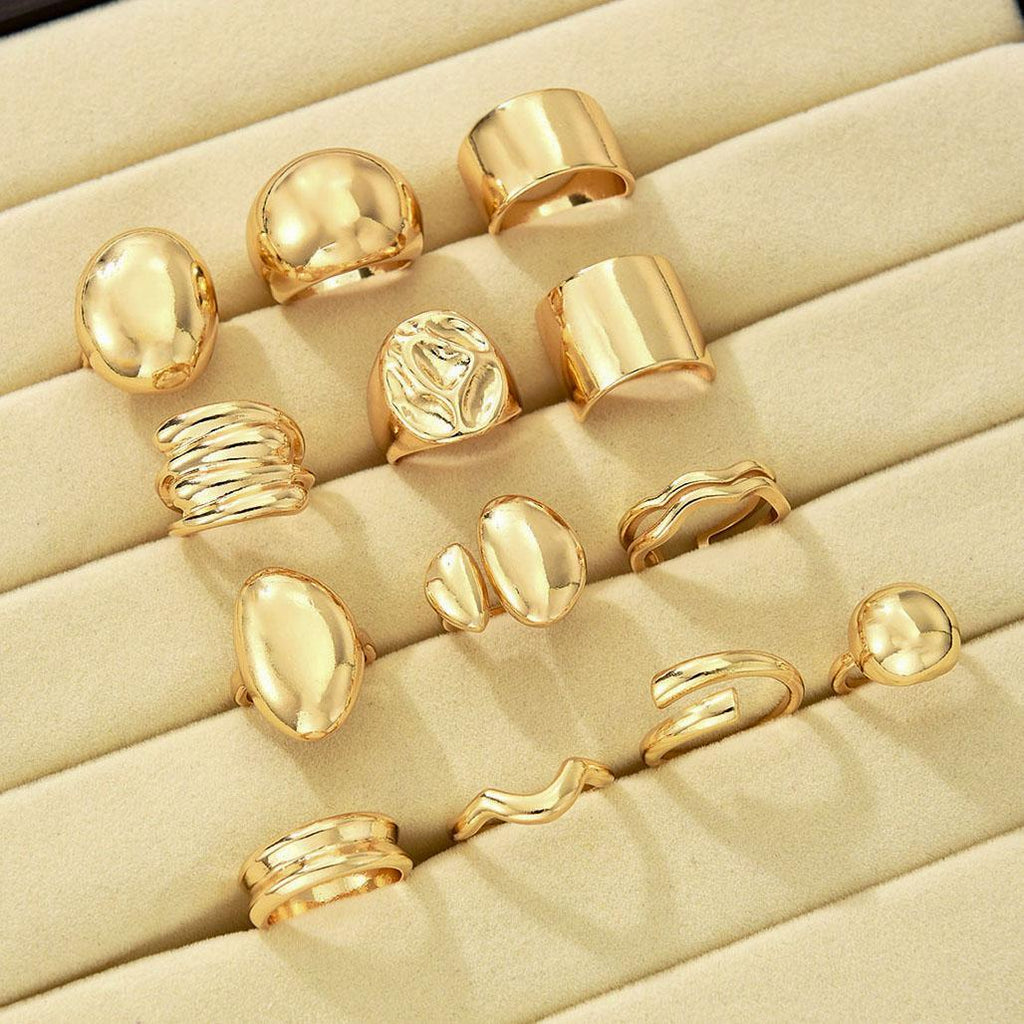 Damen Ring-Kollektion mit kunstvollen Designs und glänzenden Akzenten Shop Nory
