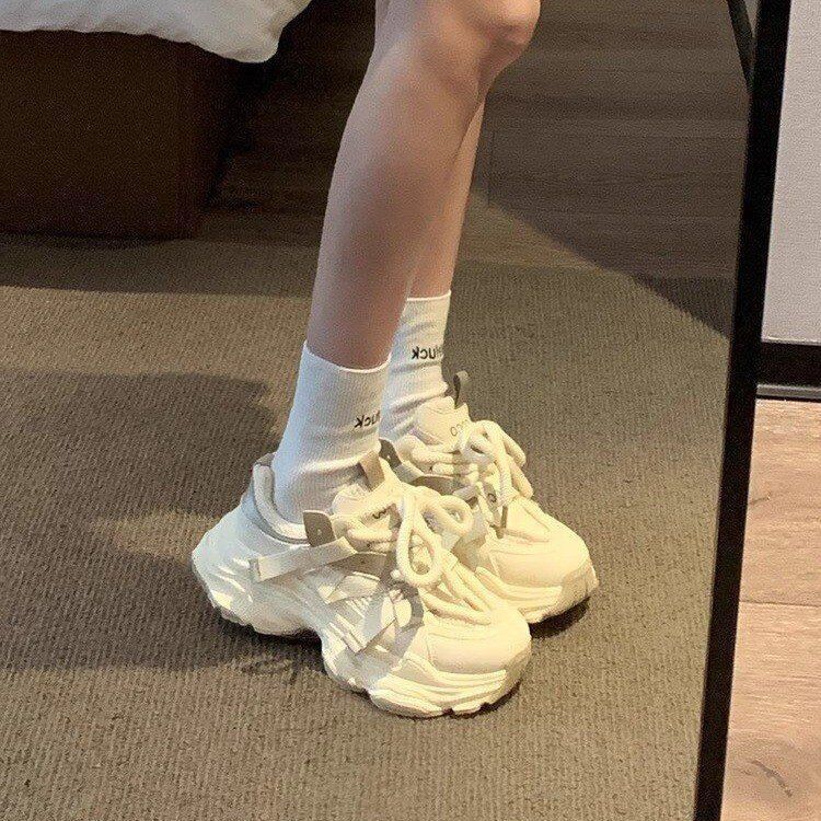 Damen Chunky-Sneaker mit atmungsaktiver Sohle und verstärktem Halt