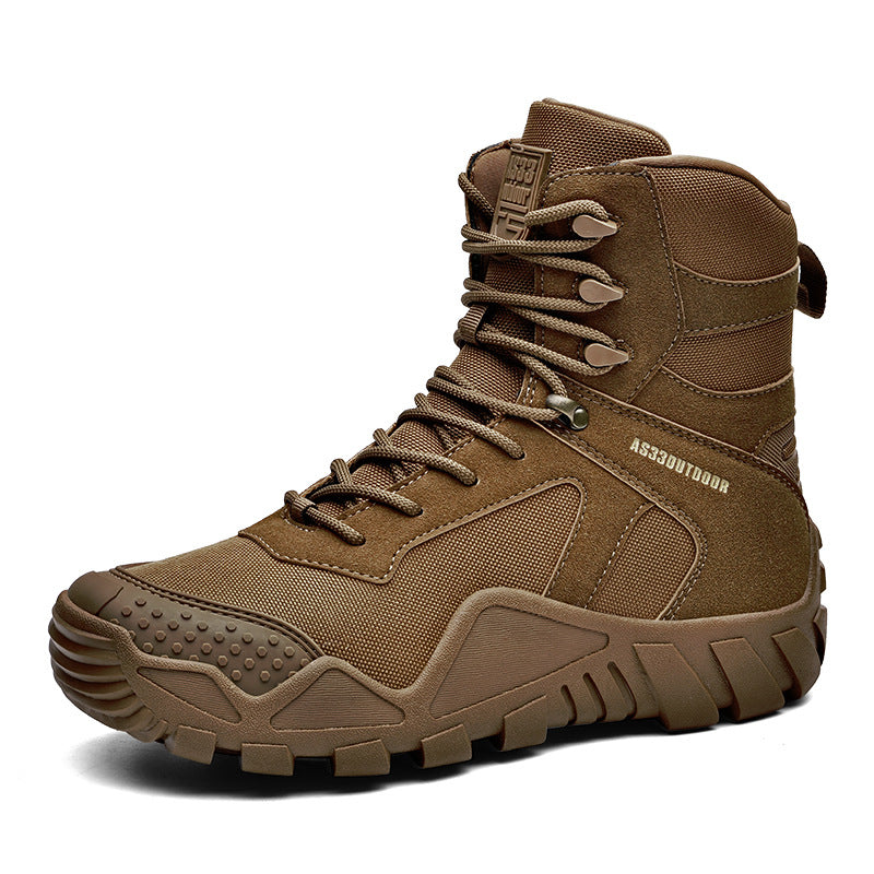 Herren Tactical Boots mit verstärktem Knöchelschutz und rutschfester Sohle