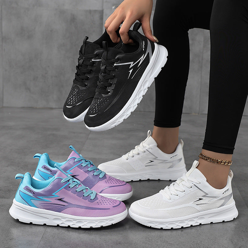 Damen Sportlicher Mesh-Sneaker mit gepolsterter Fersenstütze und griffiger Profilsohle Shop Nory
