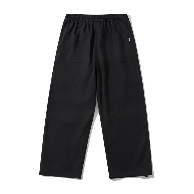 Unisex Weite Utility-Cargohose mit elastischem Bund, Kordelzug und verstellbarem Saum Shop Nory