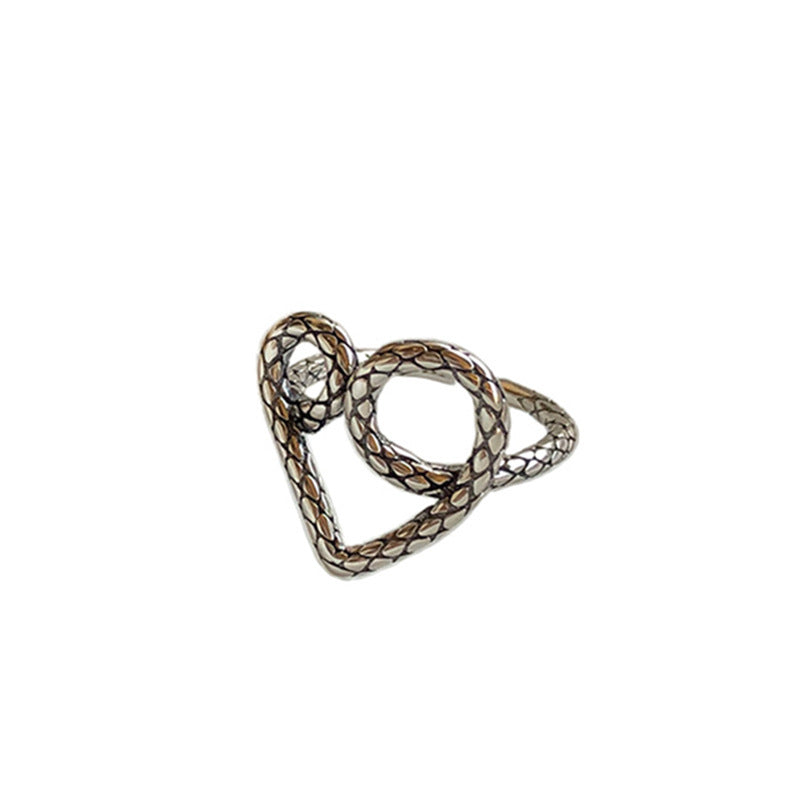 Damen Offener Ring mit filigranem Herzdesign Shop Nory