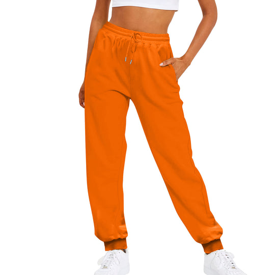 Damen nan komfortable Jogginghose mit Kordelzug Seitentaschen und geripptem Knöchelabschluss Shop Nory