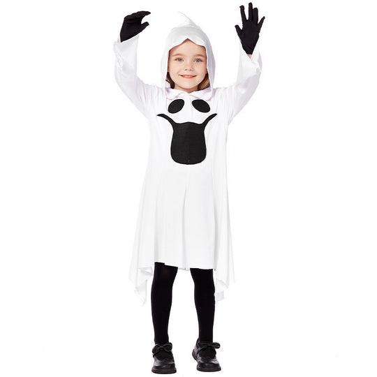 Damen Gespensterkostüm mit Kapuze und weit ausgestellten Ärmeln Shop Nory