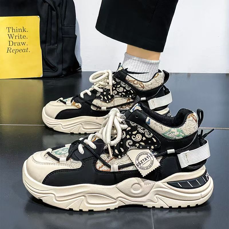 Damen Sportliche Chunky Sneakers mit robustem Design und rutschfester Sohle