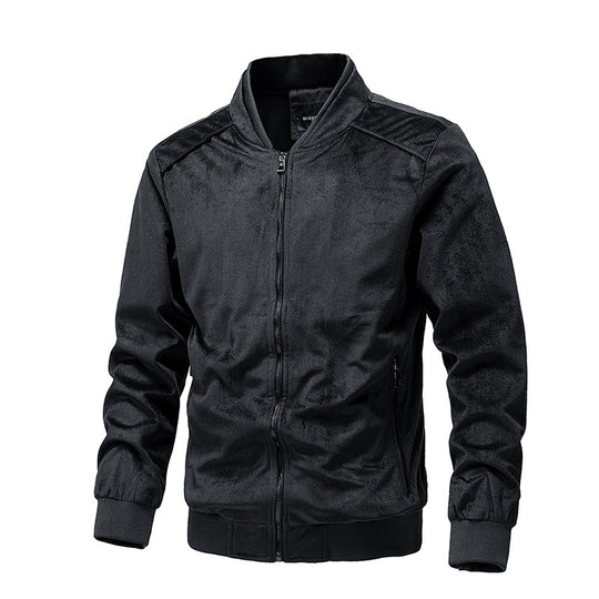 Herren Leichte Bomberjacke aus feinem Cord mit Rippbündchen Shop Nory