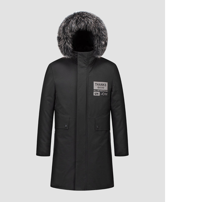 Herren Urbaner Winterparka mit abnehmbarer Kunstfellkapuze, thermoisolierender Steppfutterlage und verdecktem Reißverschluss Shop Nory