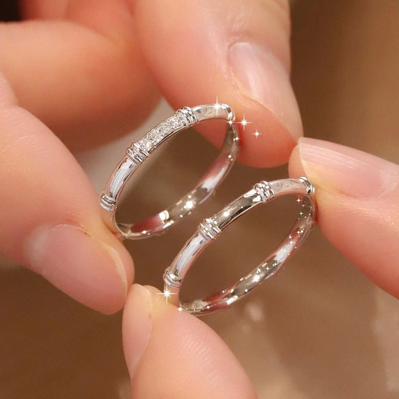 Damen Ring mit elegantem, glänzendem Design und funkelnden Akzenten Shop Nory