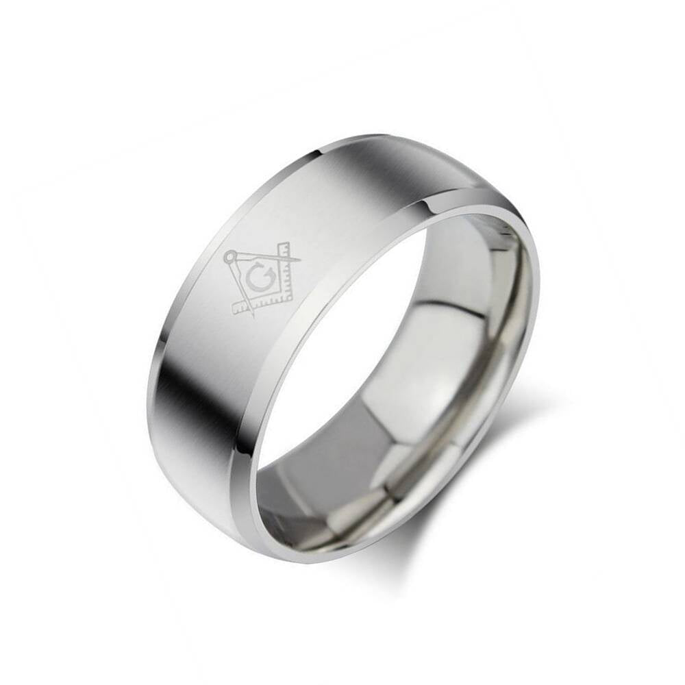 Herren Ring mit elegantem, mattem Finish und kunstvollem Gravurmuster Shop Nory