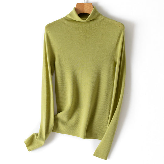 Damen Ultrafeiner Rollkragenpullover aus Feinstrick mit schmaler Silhouette Shop Nory