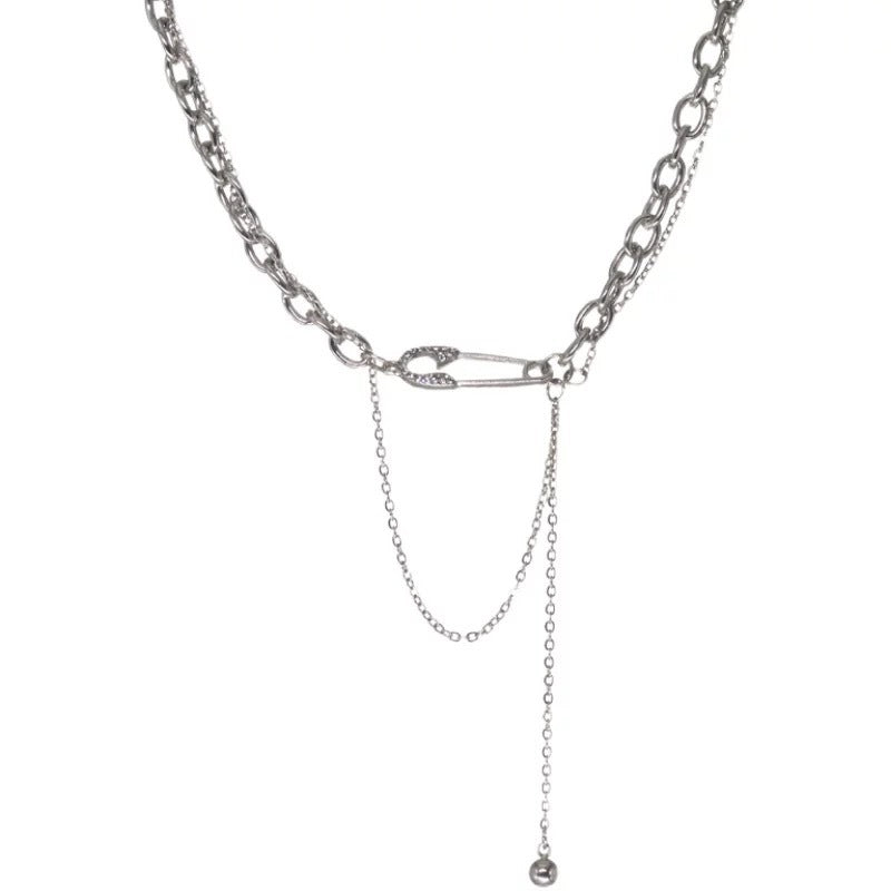 Damen modische Halskette mit Sicherheitsspinne Shop Nory