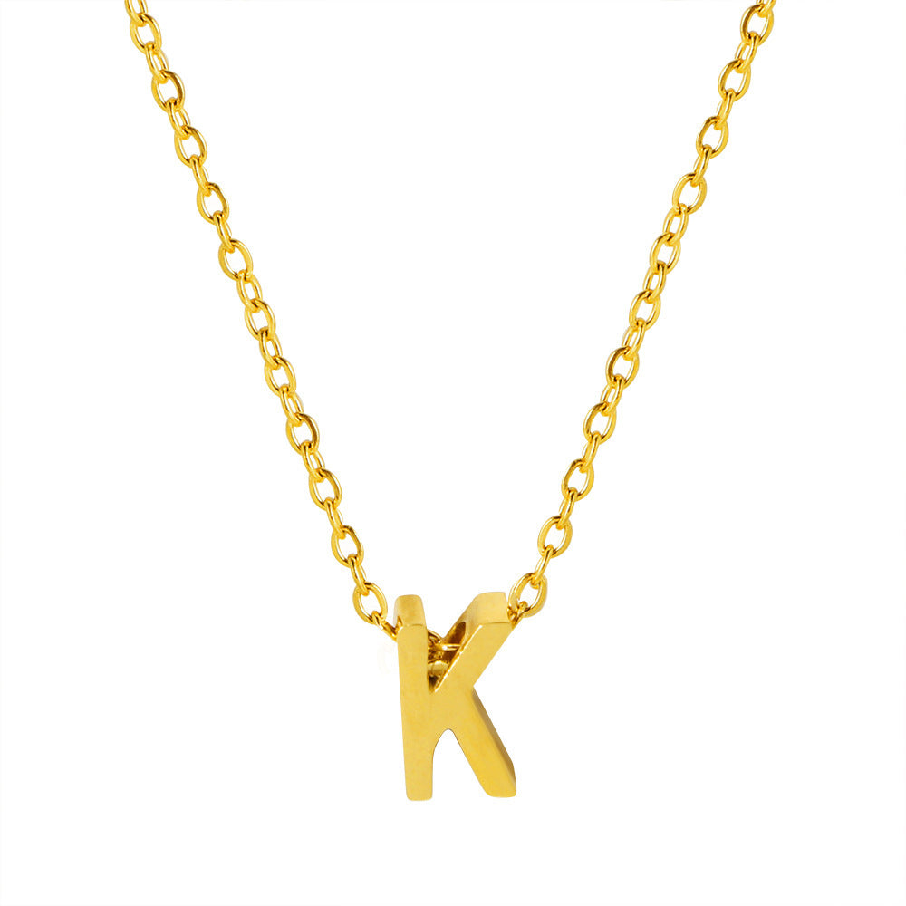 Damen personalisierte Initial Anhänger Halskette Shop Nory