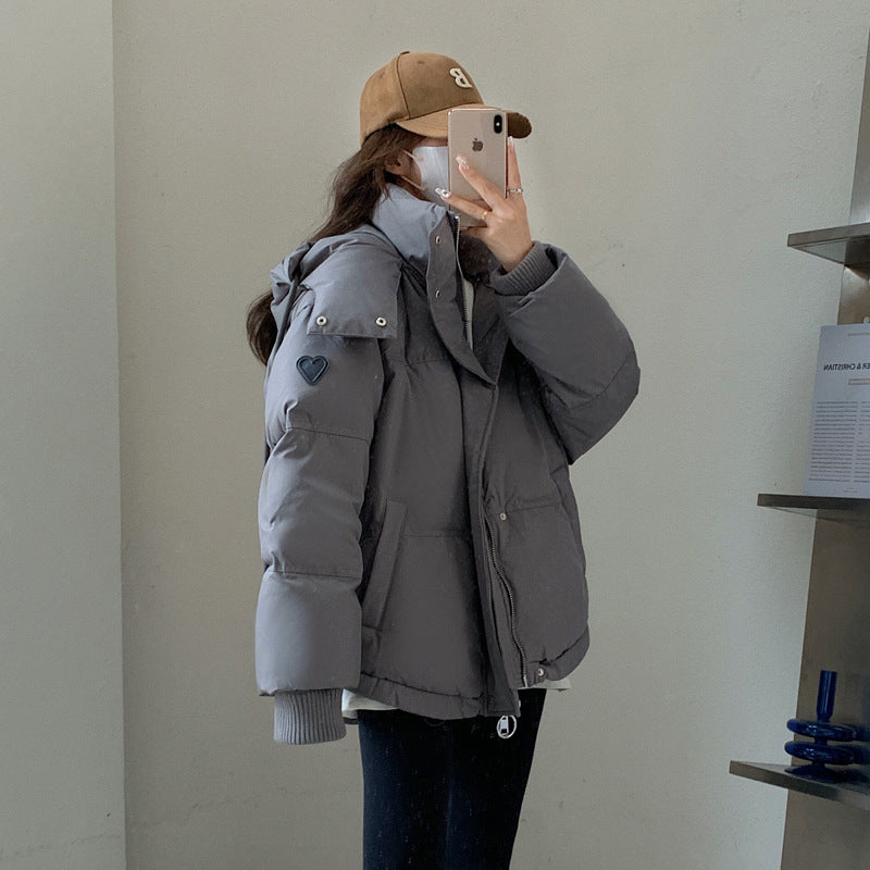 Damen nan oversized gesteppte Winterjacke mit Kapuze und Thermowattierung Shop Nory