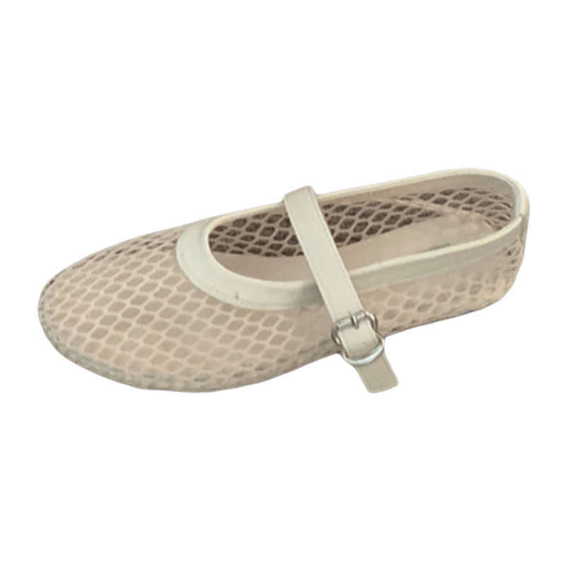 Damen Luftige Mesh-Sandalen mit verstellbarem Riemen und eleganter Schnalle Shopnory