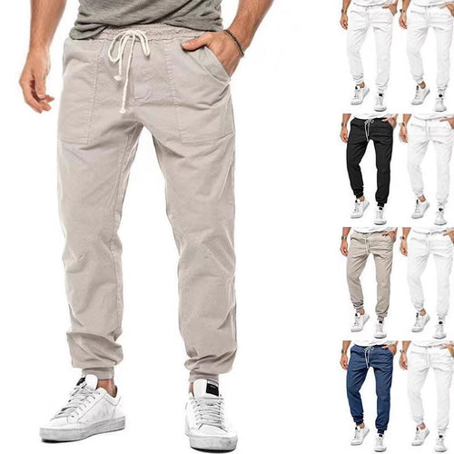 Herren Cargo-Jogginghose mit elastischem Bund und praktischen Taschen