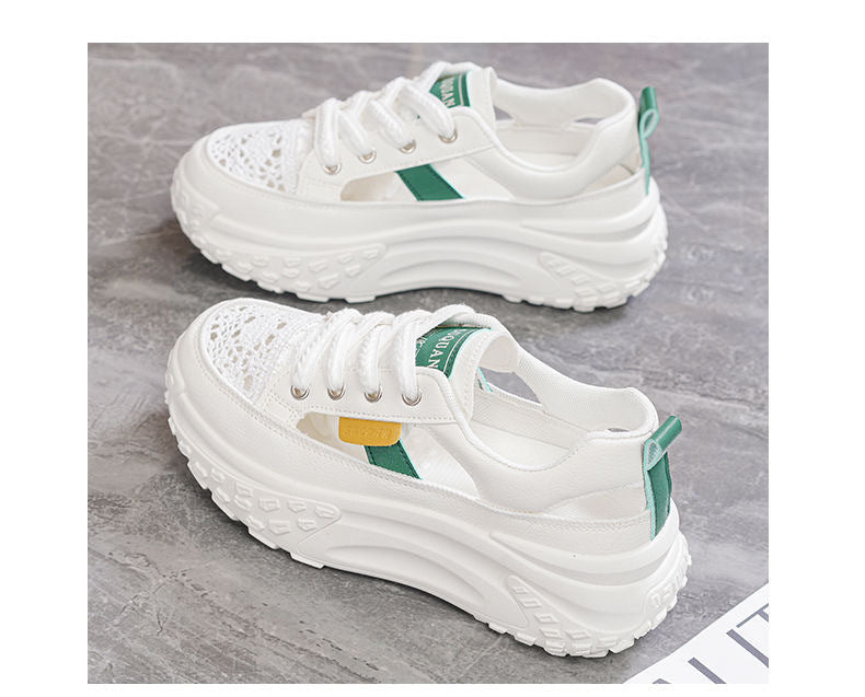 Damen Sportliche Sneaker mit luftiger Netzstruktur und extra hohem Komfort