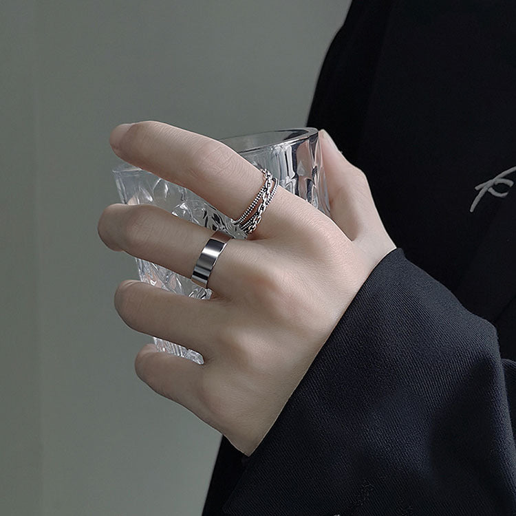 Damen Moderner und stilvoller Ring mit gewundenem Design Shop Nory